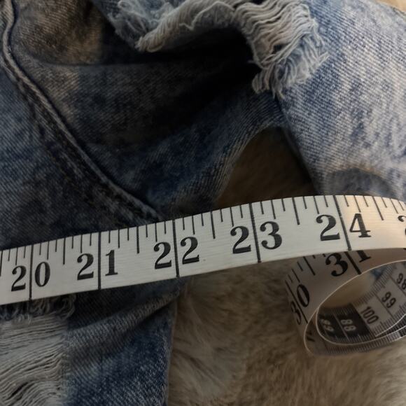 Rolling Paper Men's Acid Washed Distressed Jean Jacket Size Large‎ - Picture 8 of 9